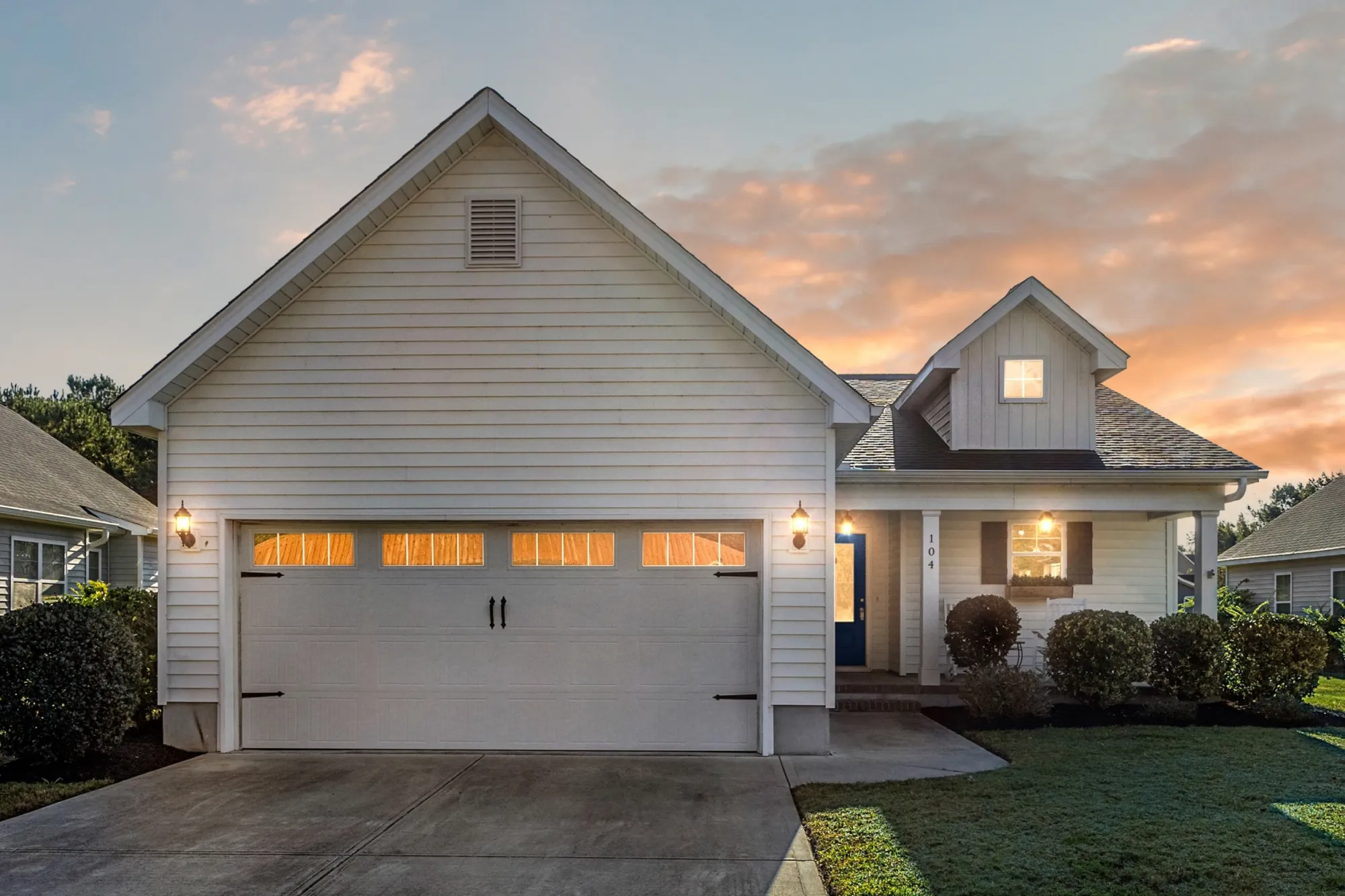 Home at sunset photographed by Cyrus Media Co